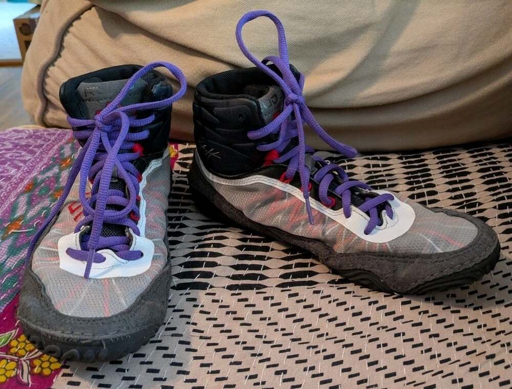 Rudis Kyle Snyder KS Infinity Wrestling Shoes Men Size 7.5 / Women 9 Gray